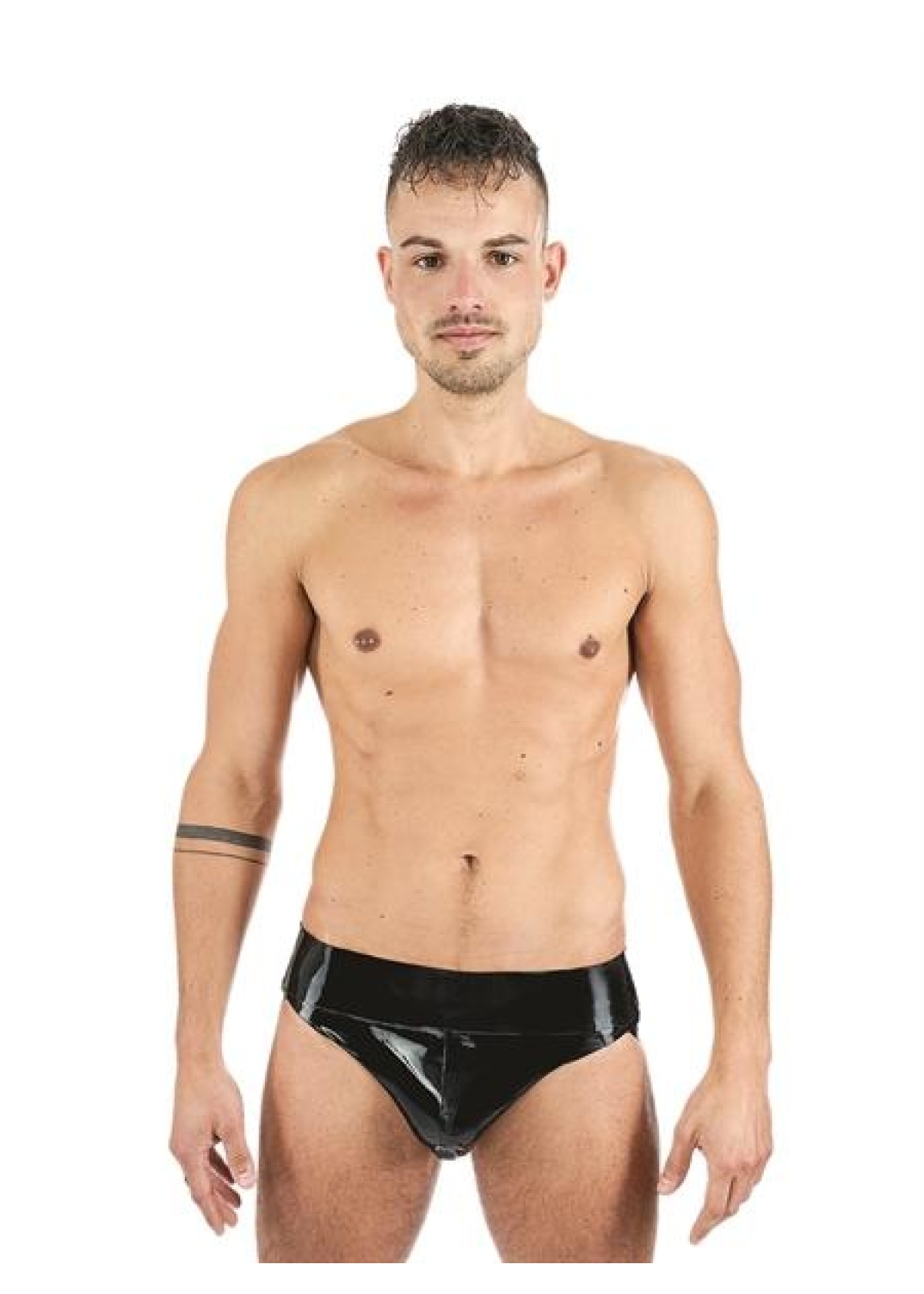 Mister B Rubber Jock Strap Black