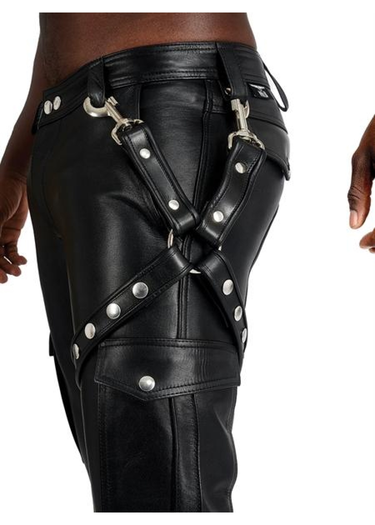 Mister B Leather Leg Harness