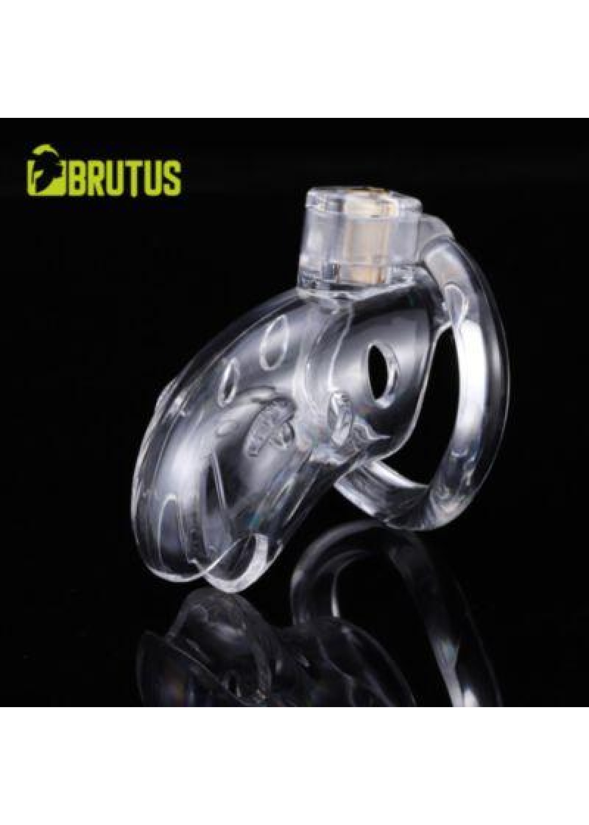 BRUTUS SHARK - Chastity Cage Clear