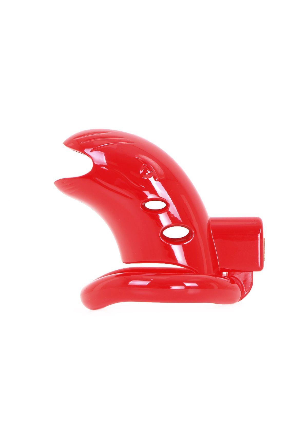 Plastic Chastity Cage Red