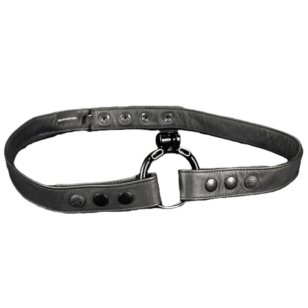 Leather Chastity Waist Strap - Bilde 3