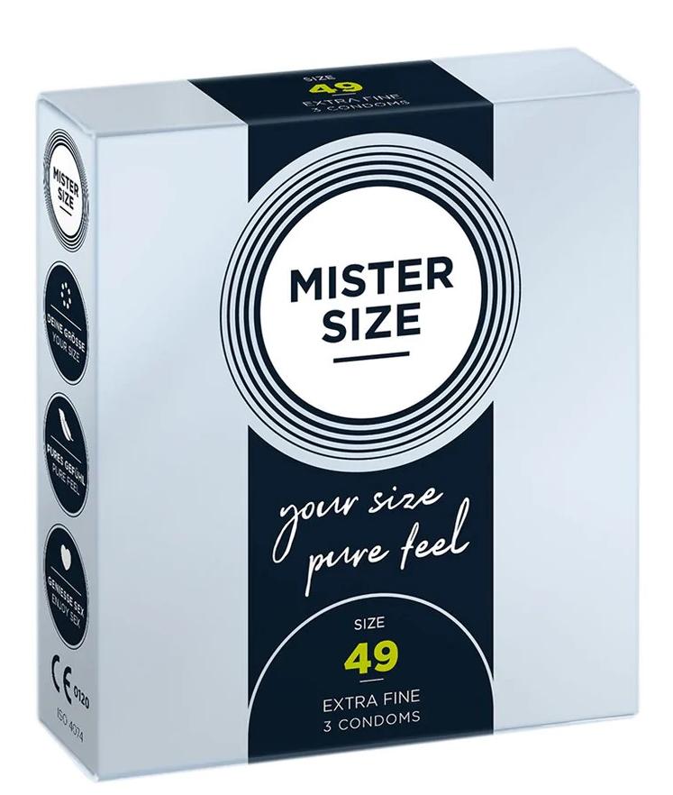 Pure Feel - Condoms 49 mm - 3 Pack