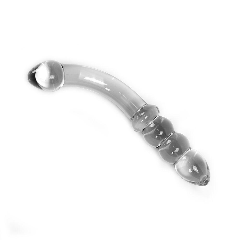 Glass Dildo Clear Curve