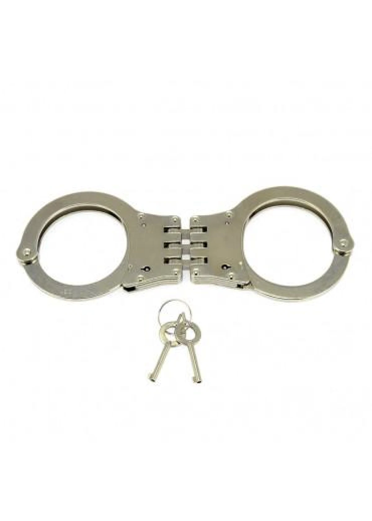 Metal Police Hand Cuffs - Silver