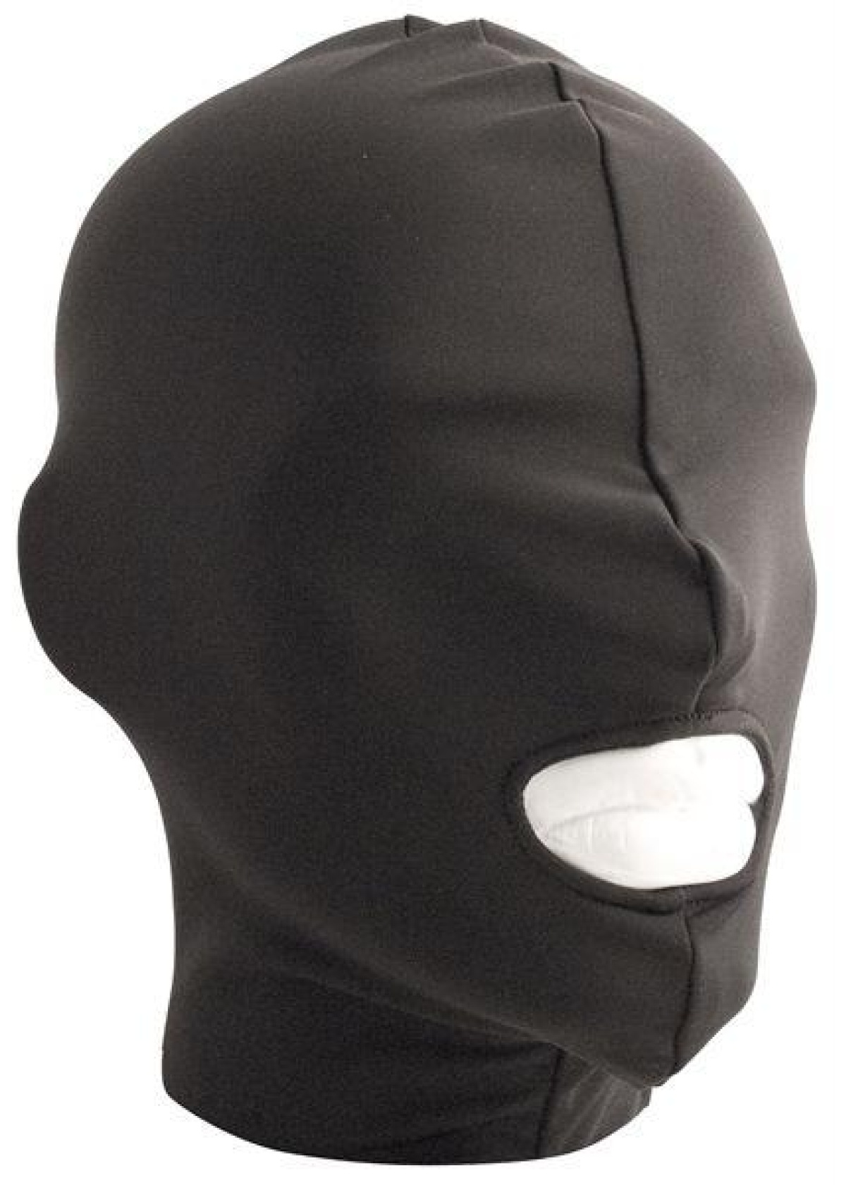 Mister B Lycra Hood Mouth Open Only Black