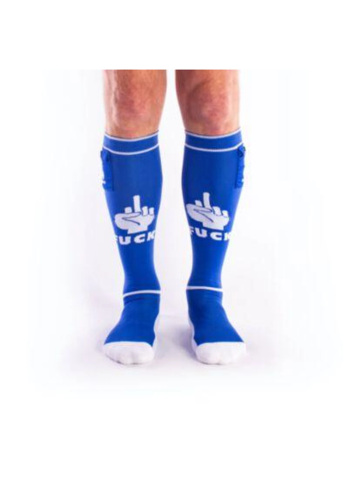 BRUTUS FXXX Party Socks w. Pockets Blue / White