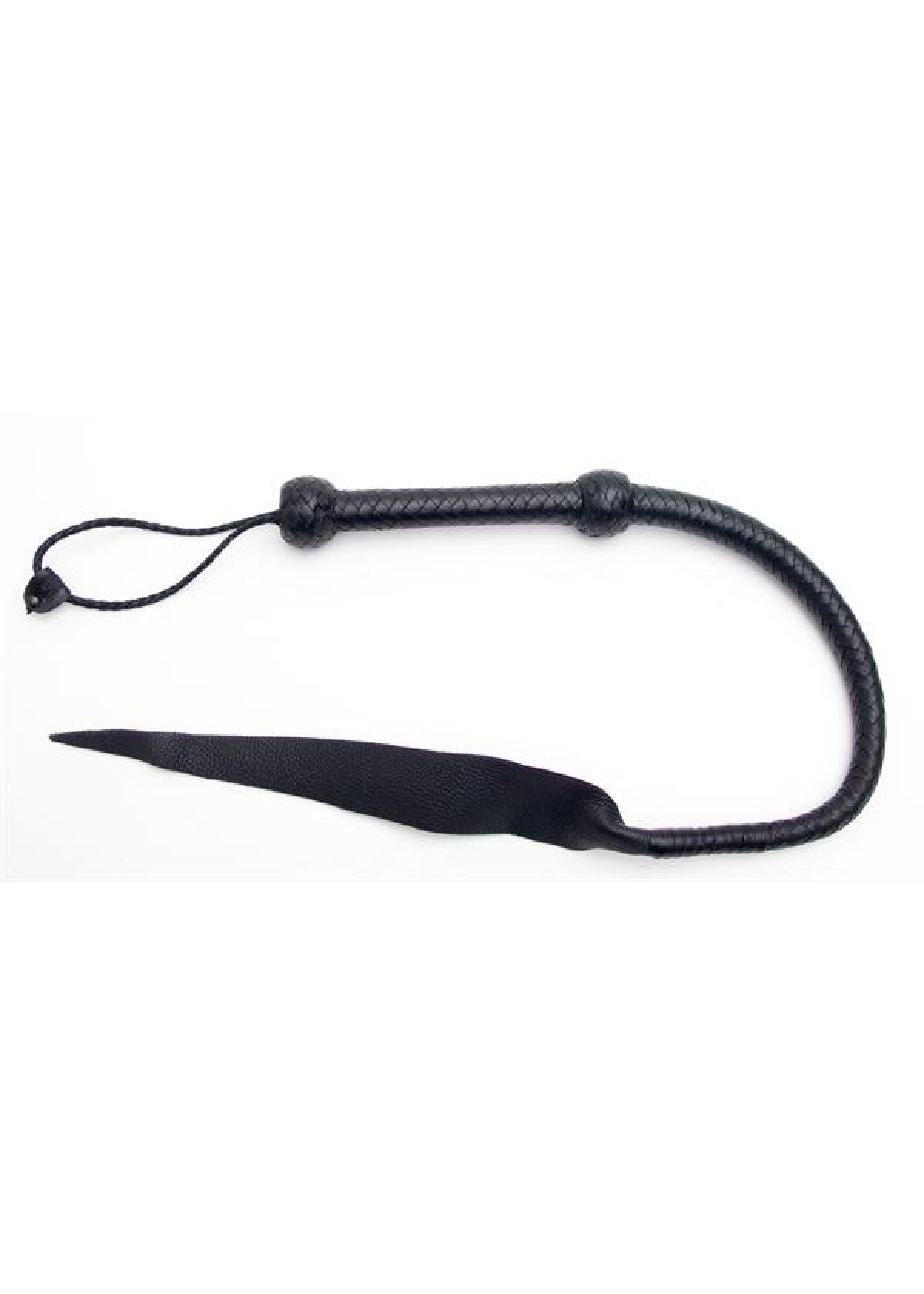 Mister B Leather Bullwhip with Soft Leather Tip 2 Ft