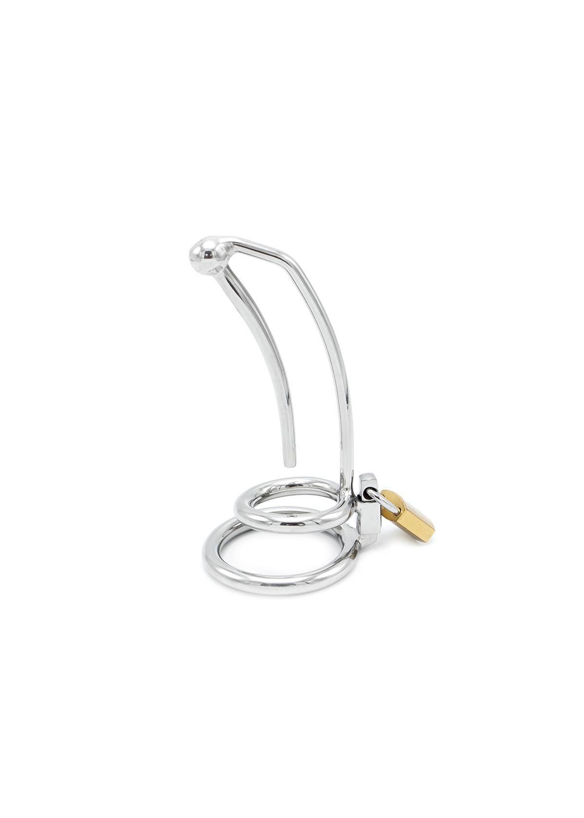 Penis Lock with Hollow Curved Penis Stick