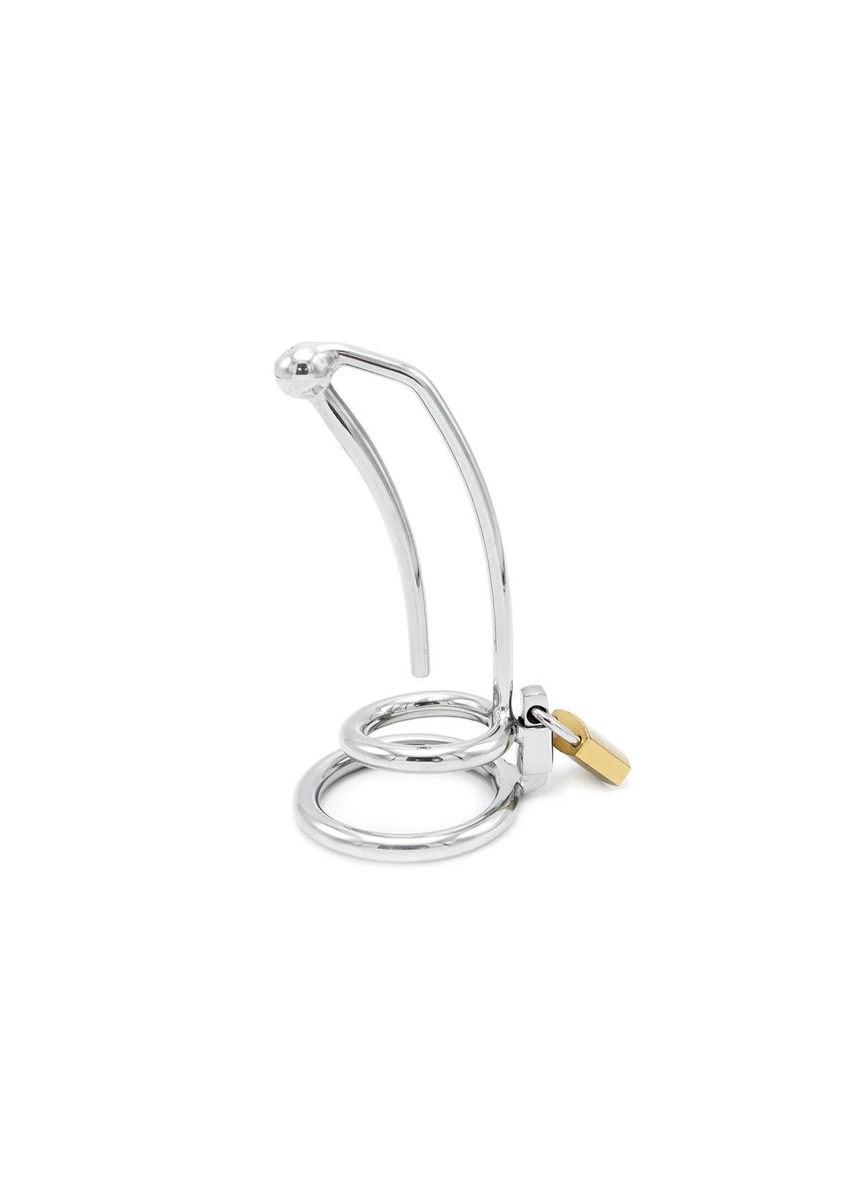 Penis Lock with Hollow Curved Penis Stick