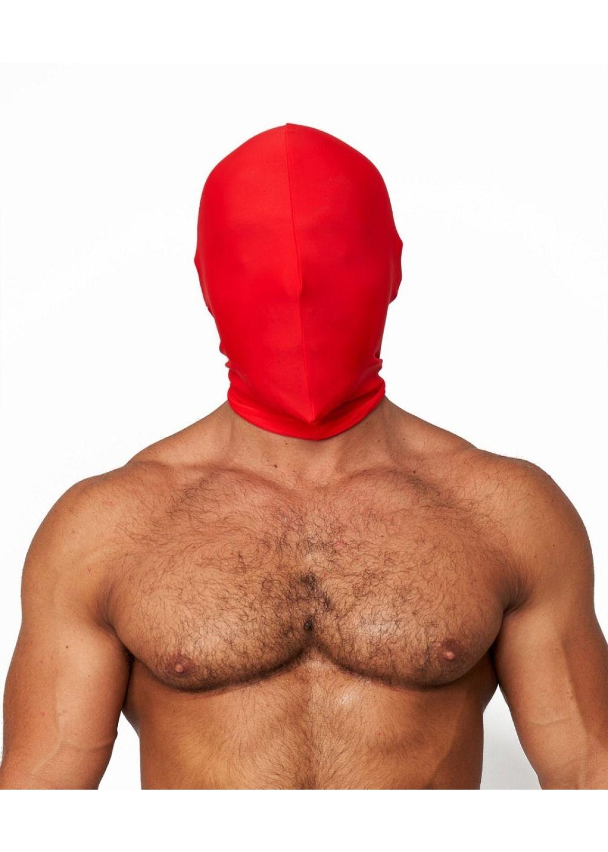 Mister B Lycra Hood No Holes Red