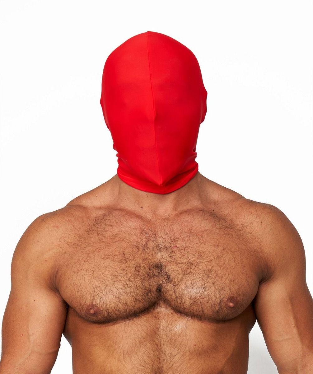 Mister B Lycra Hood No Holes Red