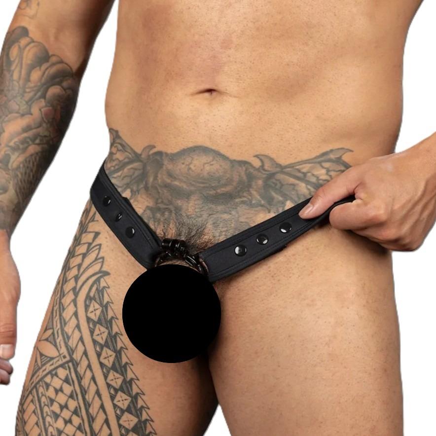 Neo Chastity Waist Strap - Sort - Bilde 2