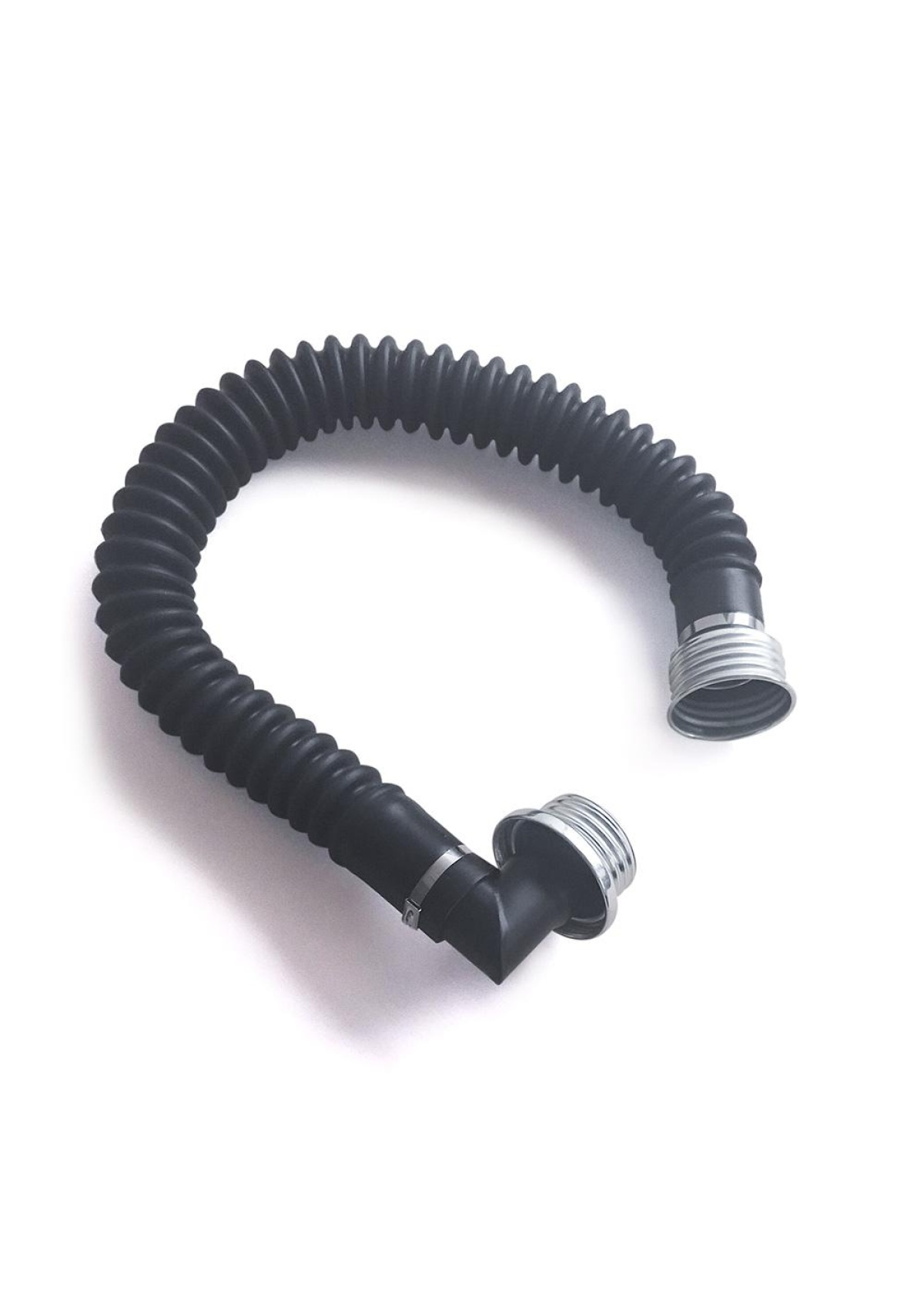 Gas Mask Hose Angled Male Connector
