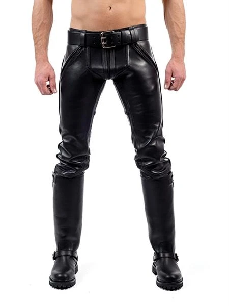Mister B Leather FXXXer Jeans All Black