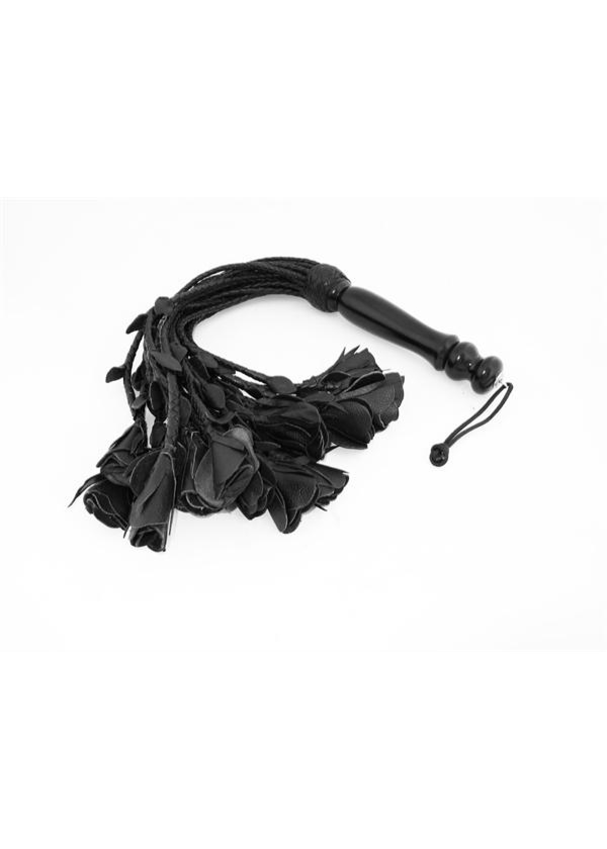 Mister B Leather Flogger 18 Tails Wooden Handle