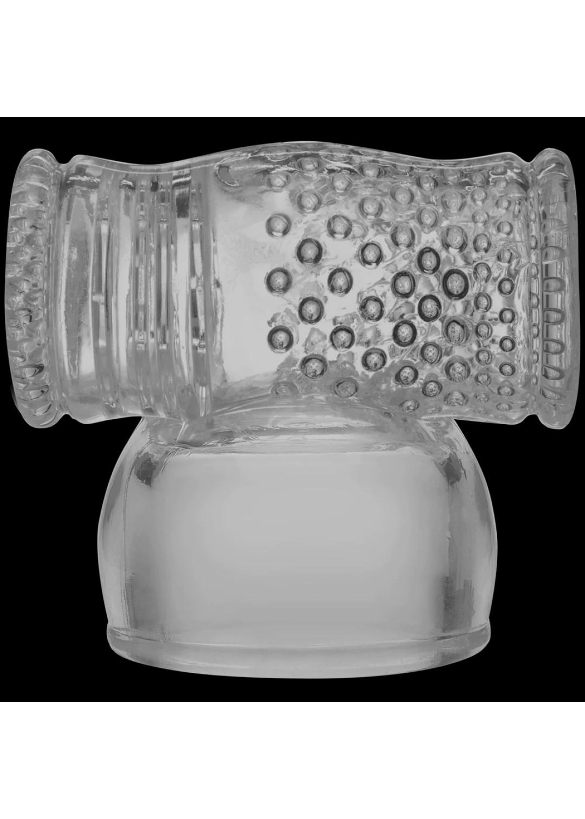 Cock Stroker - Wand Attachment - Clear