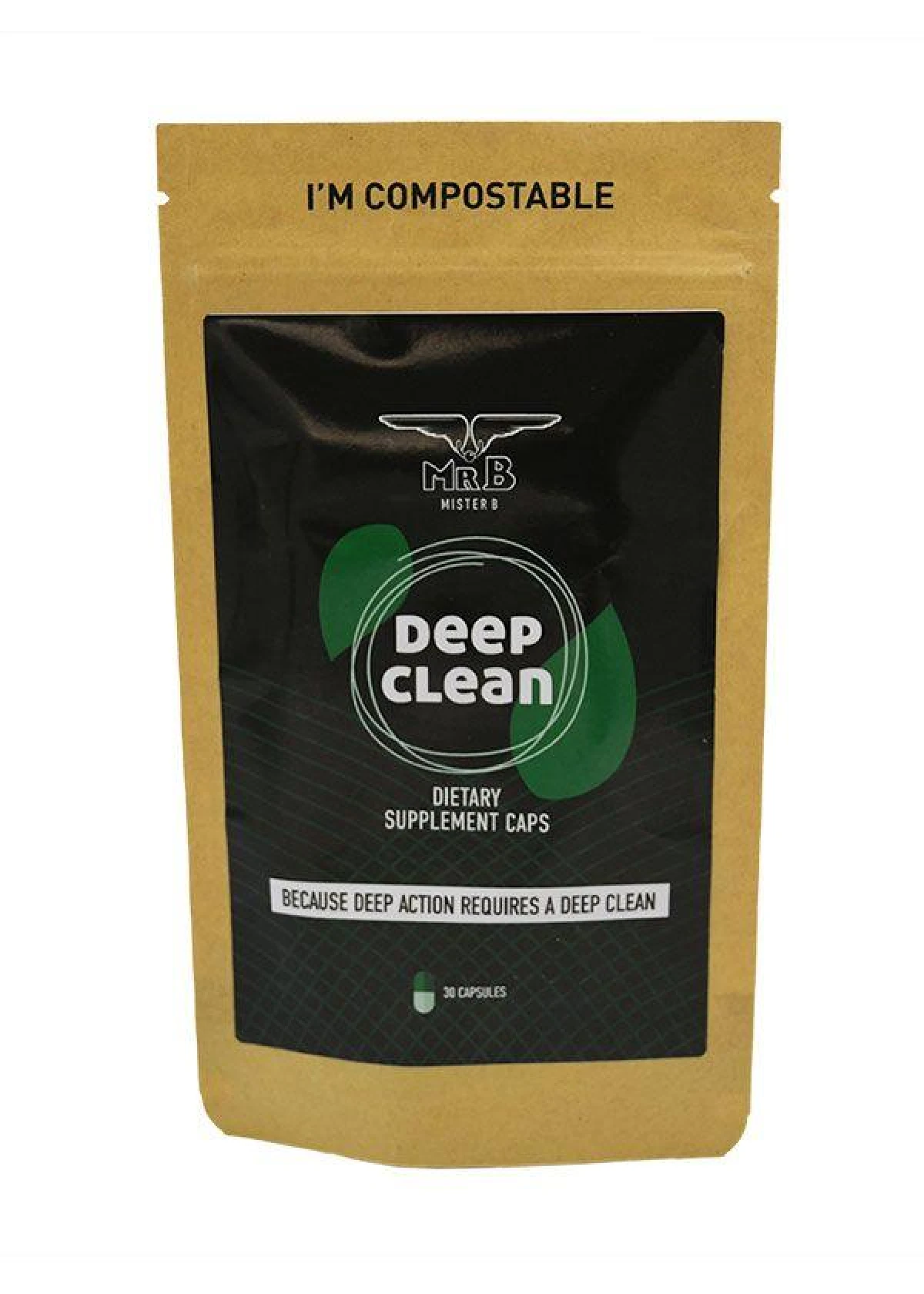 Mister B Deep Clean Kosttilskudd 30 kapsler