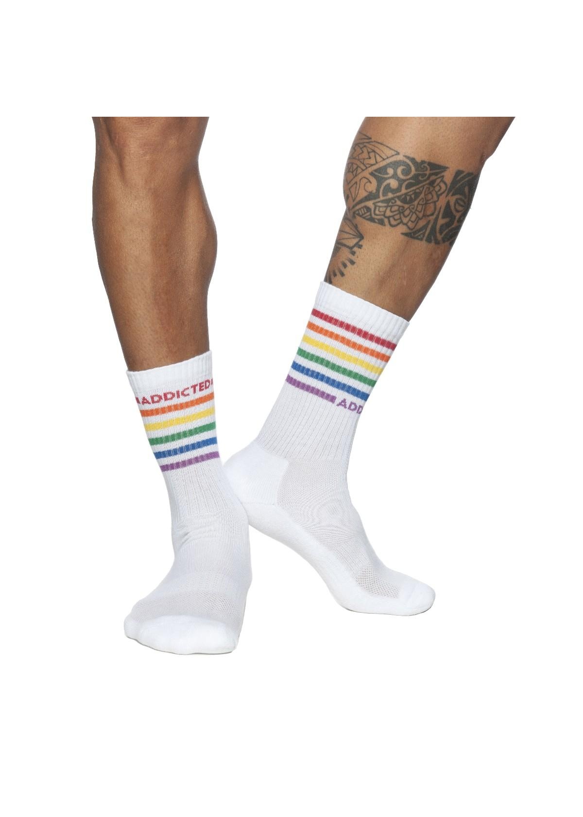 ADDICTED RAINBOW SOCKS