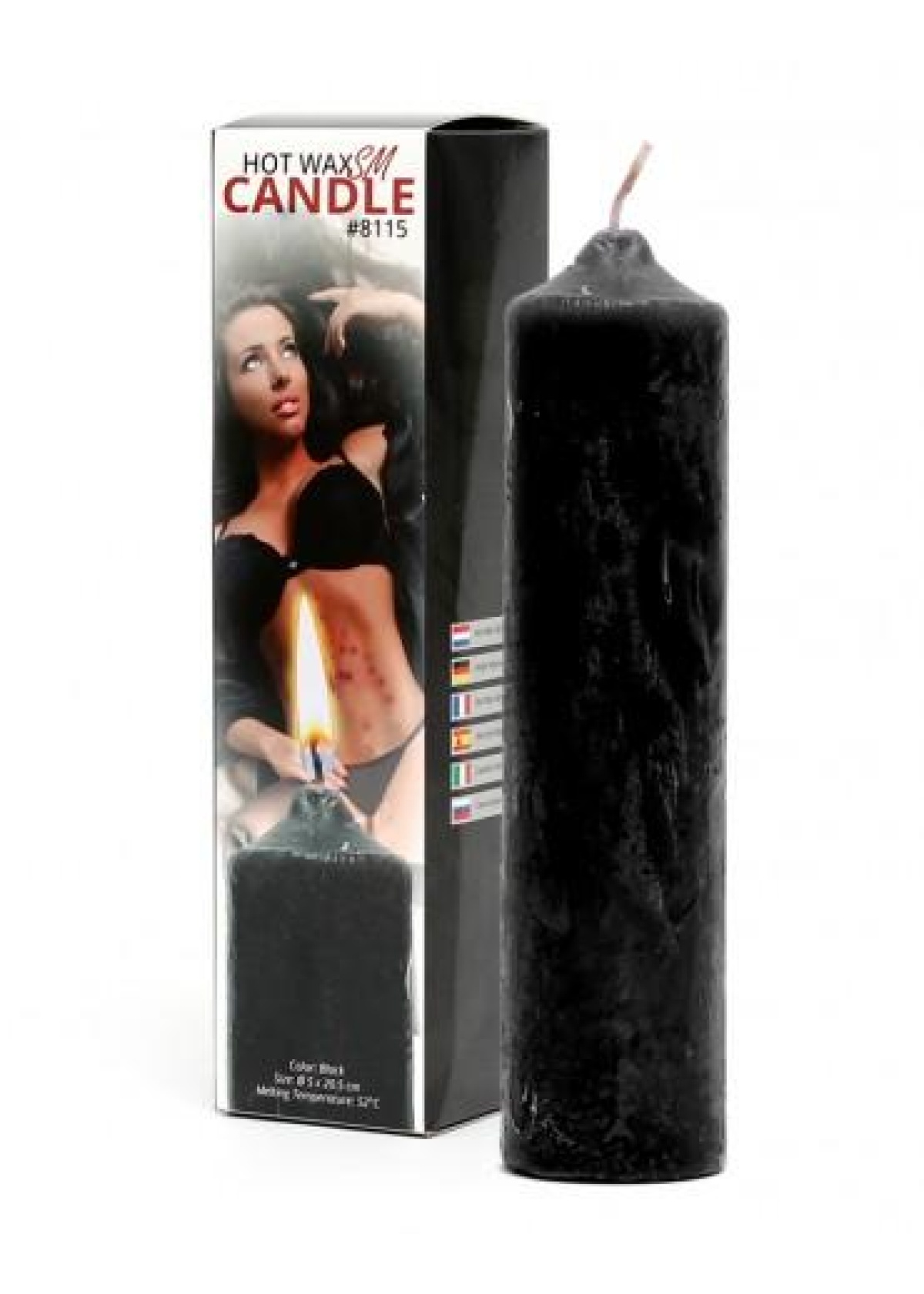Hot Wax SM Candles (1 piece) - Black