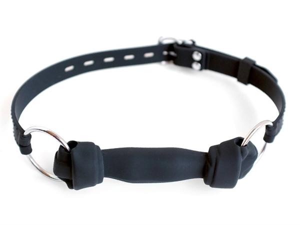 Dog Bone Gag Black