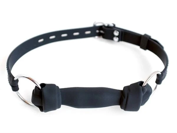 Dog Bone Gag Black