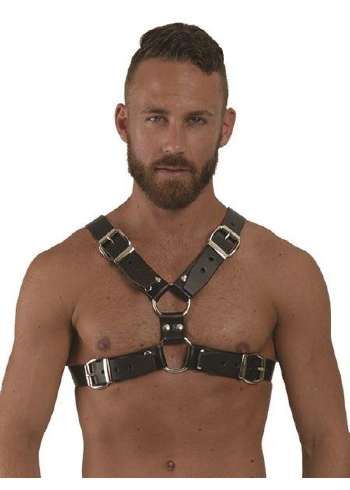 Mister B Leather Y-Front Harness