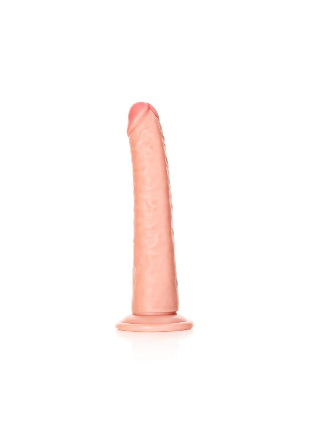 Slim Realistic Dildo with Suction Cup - 8 / 20,5 cm - Flesh
