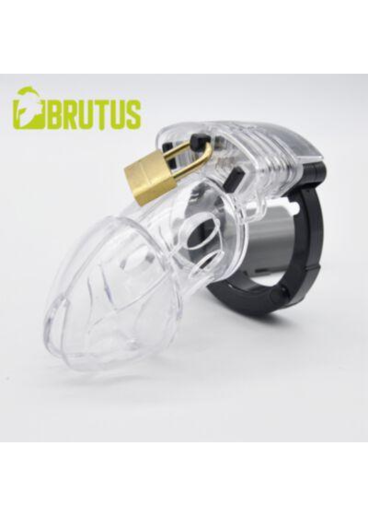 BRUTUS ALPHA - Chastity Cage Clear
