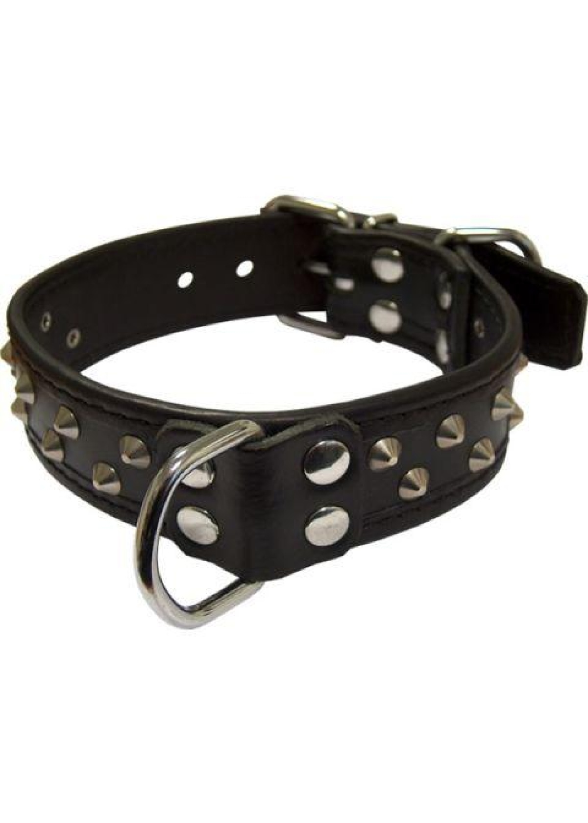 Mister B Leather Slave Collar With Cone Studs