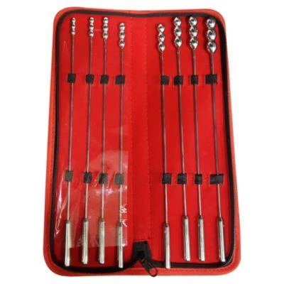 8 Pcs. Bumpy Rosebud Urethral Sounds Set