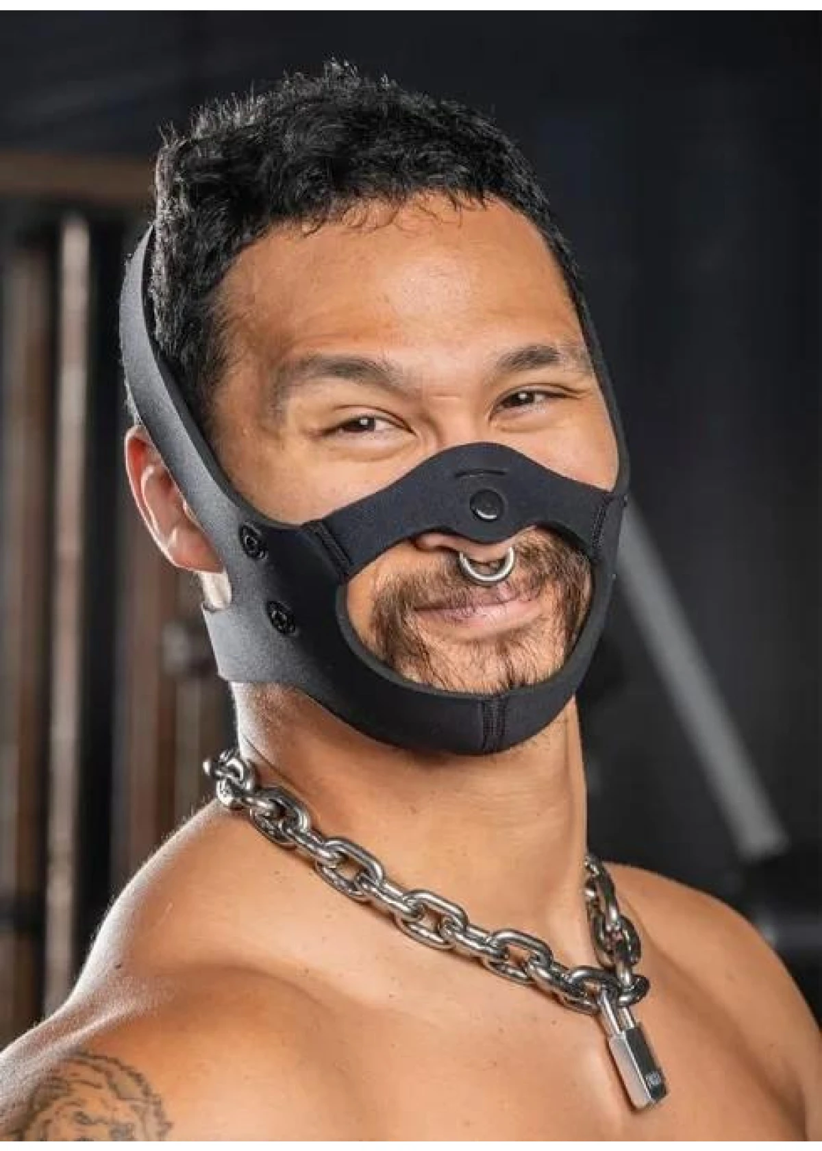 Neo Face Muzzle Head Harness - Sort
