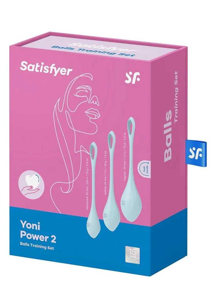 Yoni Power 2 - Kegel Balls Set - Light Blue - Bilde 2