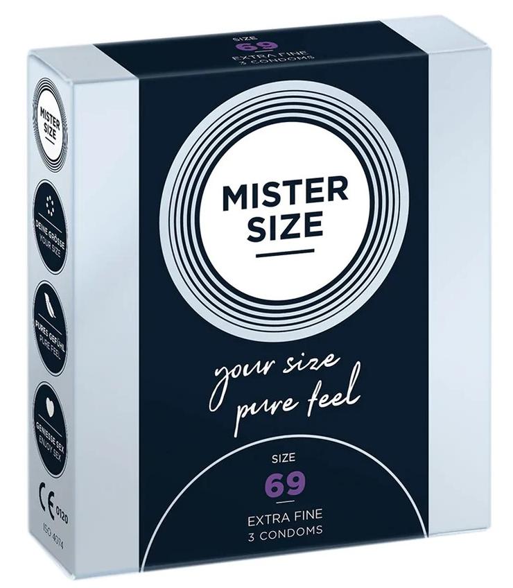 Pure Feel - Condoms 69 mm - 3 Pack