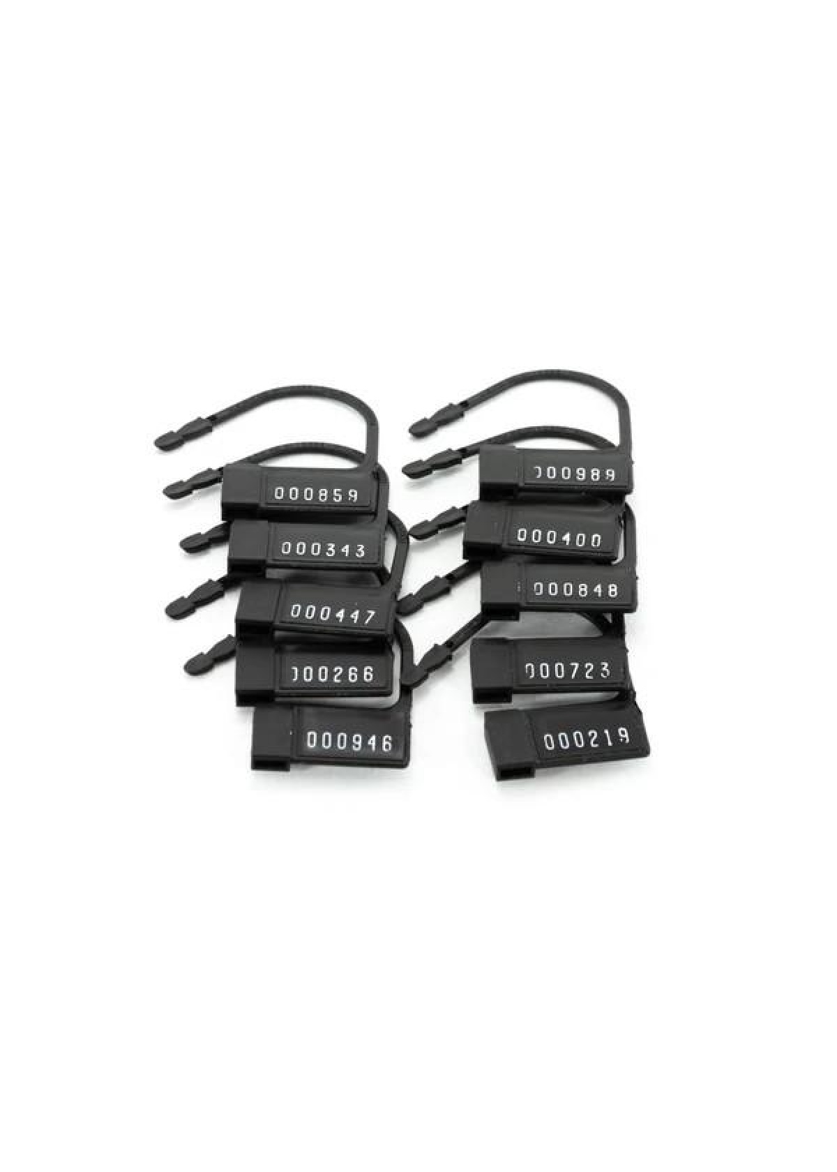 Serial Number Security Locks - 10 Pack