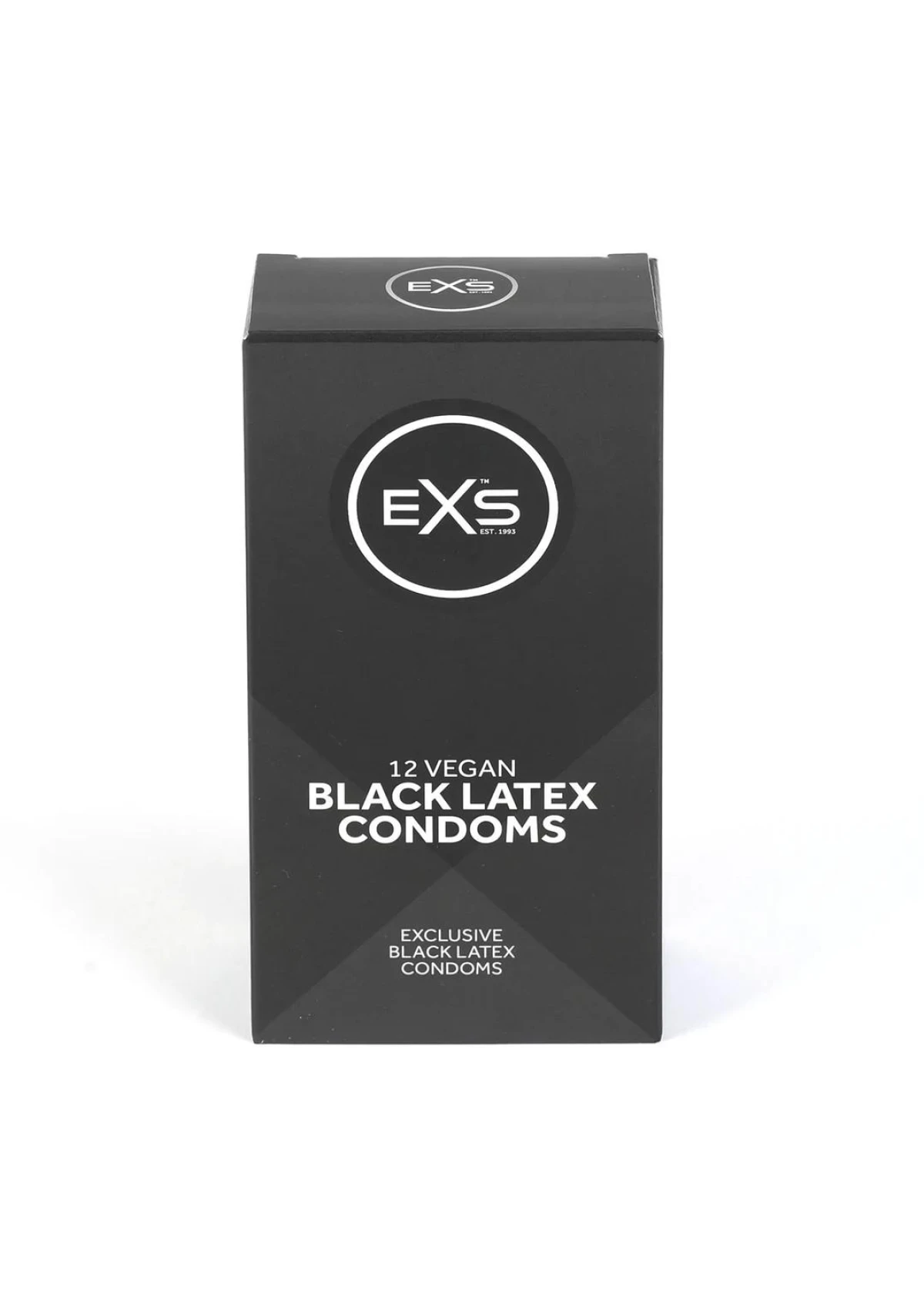 EXS Black Latex - Condoms - 12 Pieces