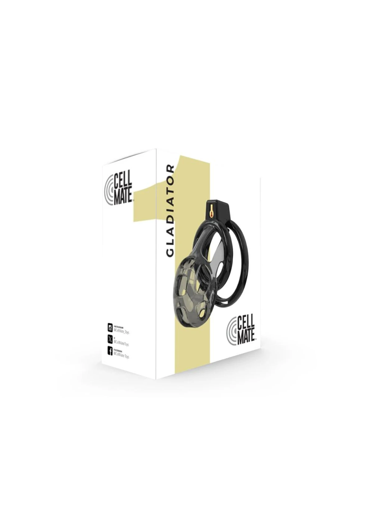 Gladiator Soft Chastity Cage - 2 størrelser