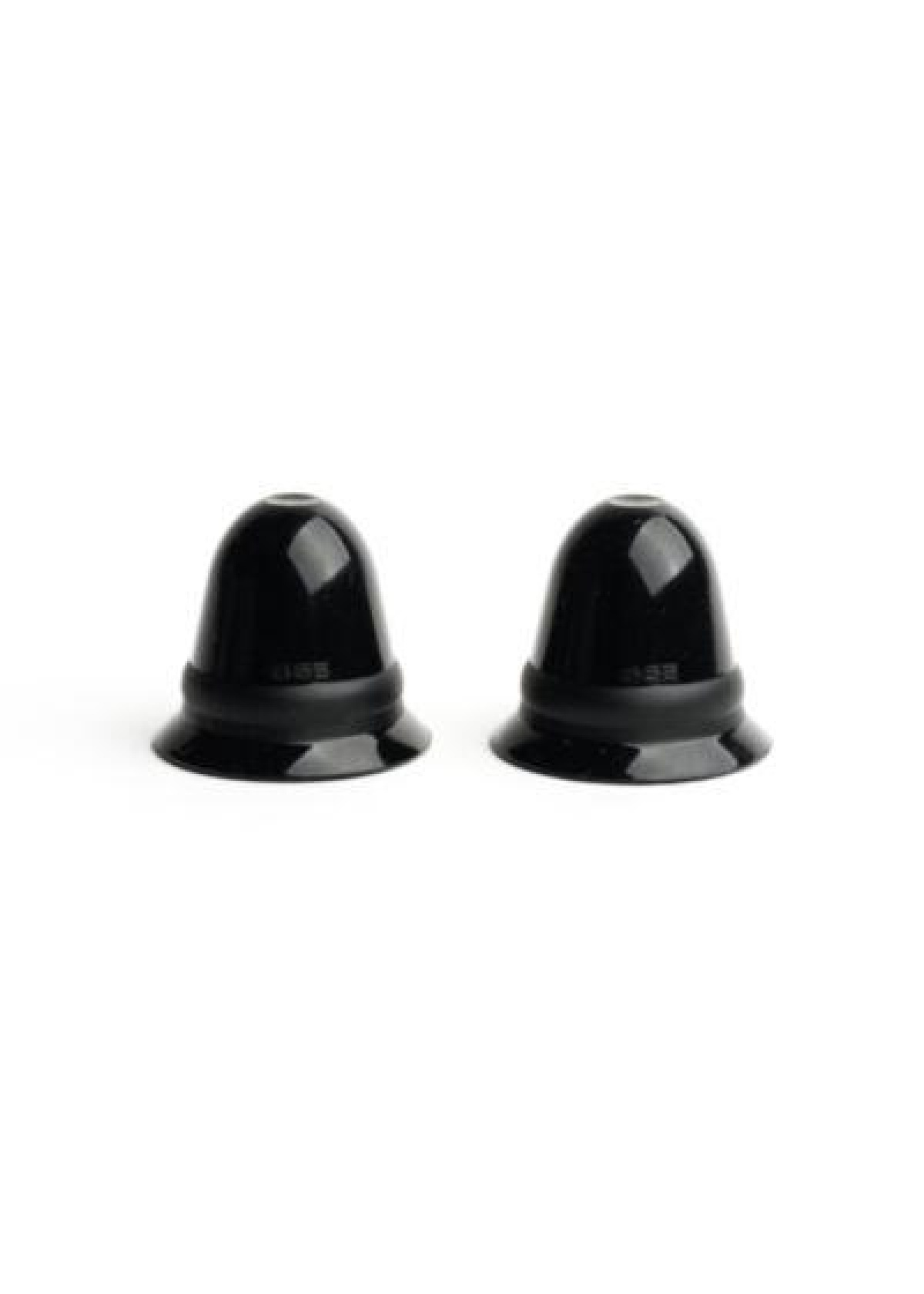 Super Silicone Nipple Suckers Large - Black