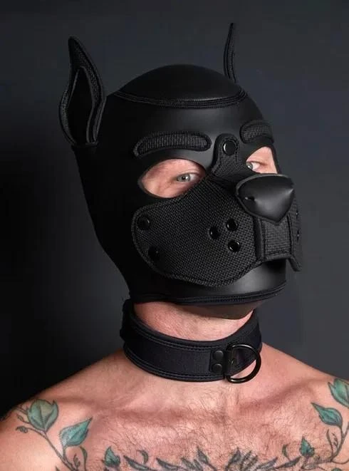 Neoprene Carbon Black Puppy Collar
