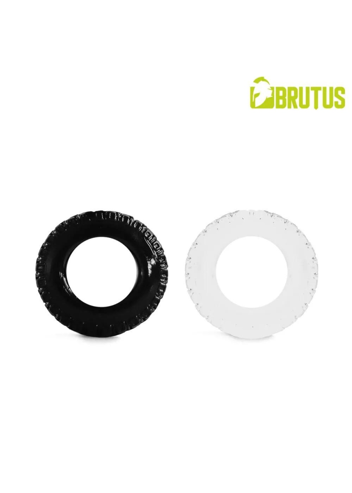 BRUTUS PROFILO Stretchy Cockrings Black + Clear