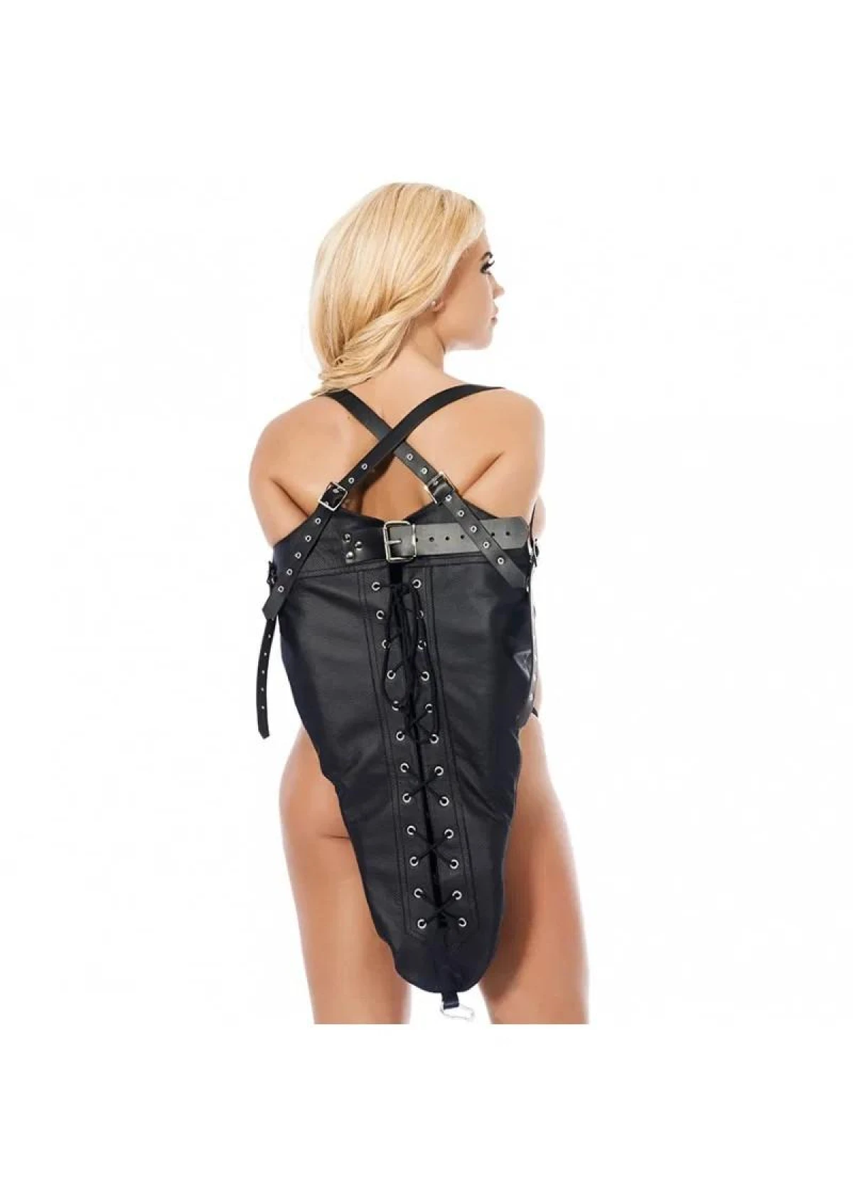 Arm straightjacket with straps