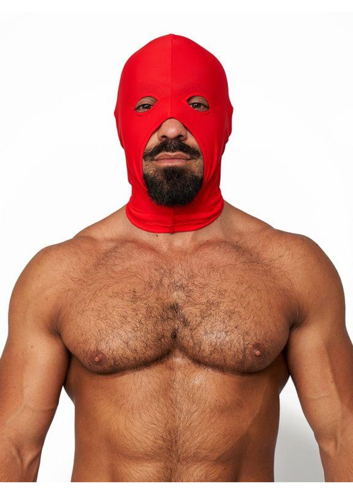 Mister B Lycra Cocksucker Hood Red