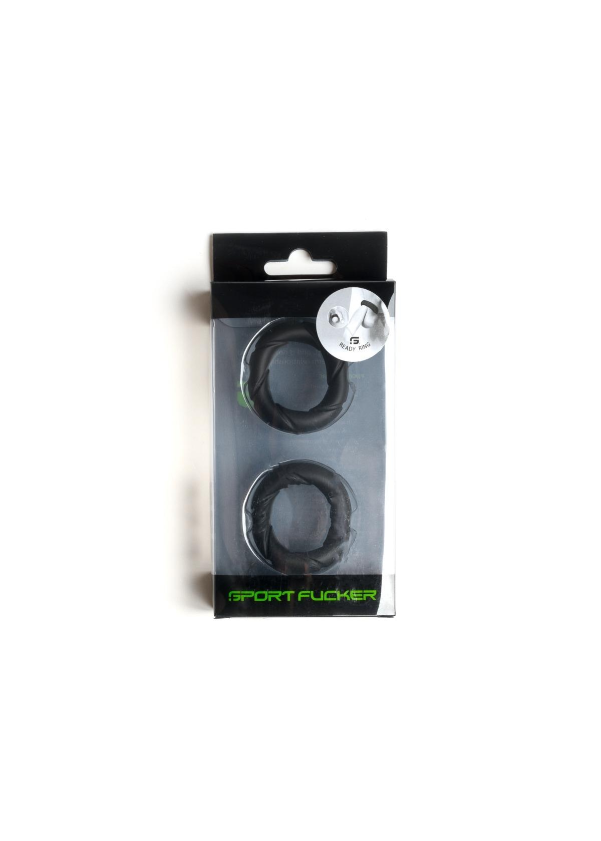 Liquid Silicone Ready Rings 2-Pack Black