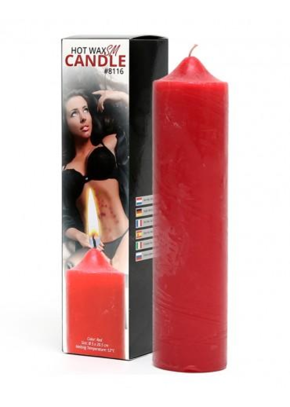 Hot Wax SM Candles (1 piece) - Red