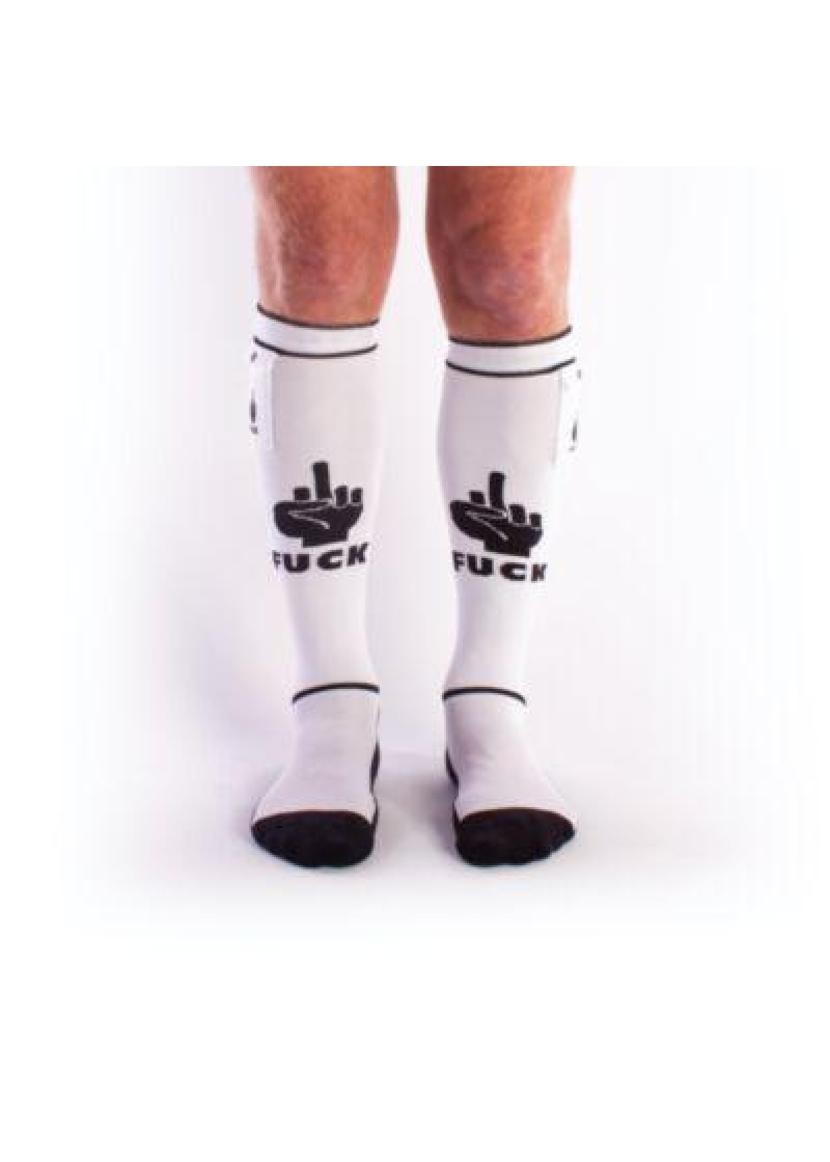 BRUTUS FXXX Party Socks w. Pockets White / Black