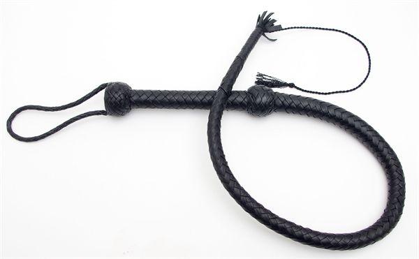 Mister B Leather Bullwhip with Nylon Tip 3 Ft