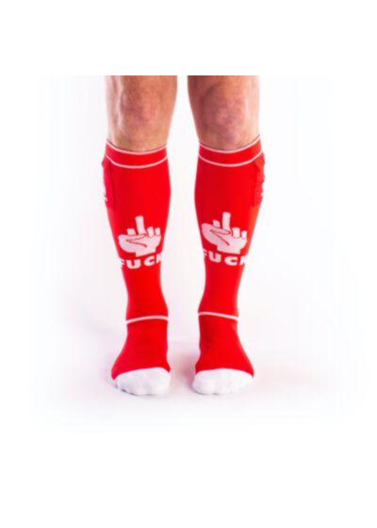 BRUTUS FXXX Party Socks w. Pockets Red / White