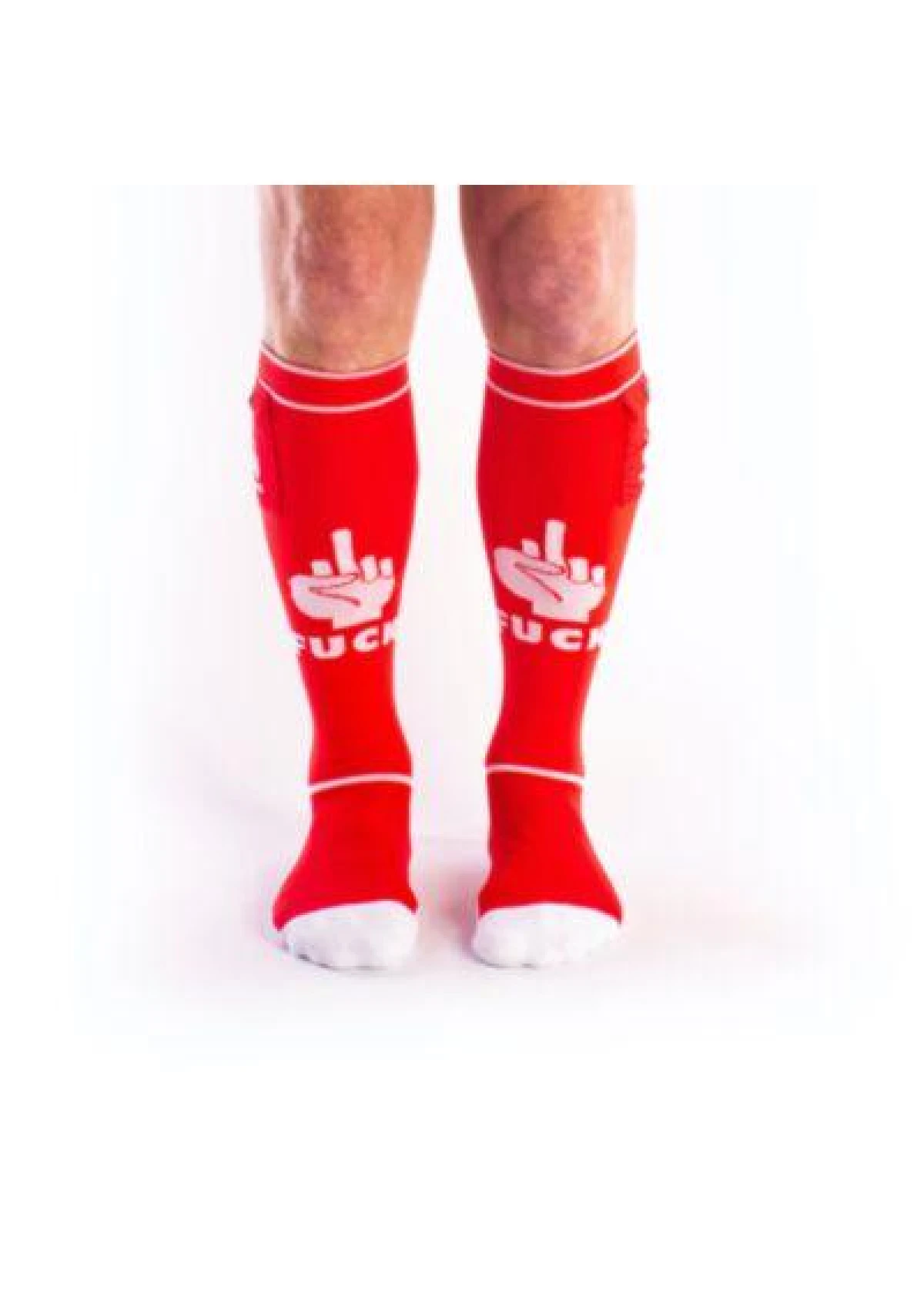 BRUTUS FXXX Party Socks w. Pockets Red / White