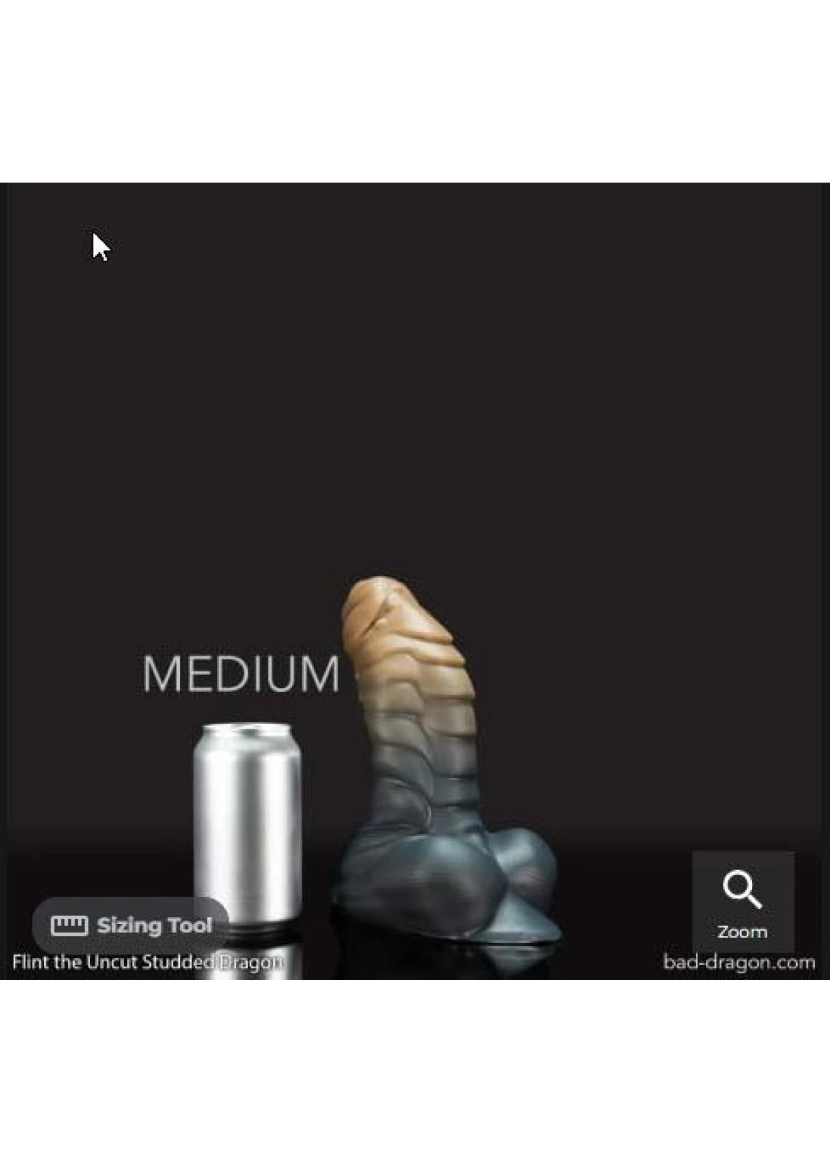 Flint® the Uncut Studded Dragon - Natural - Medium