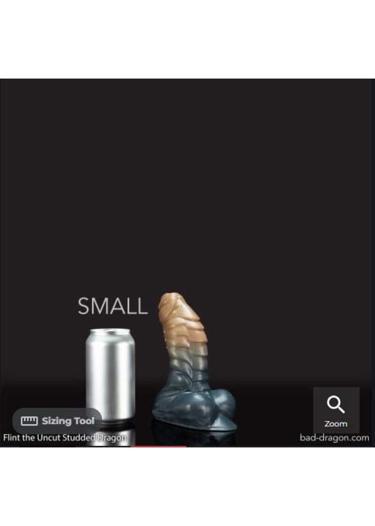 Flint® the Uncut Studded Dragon - Natural - Small