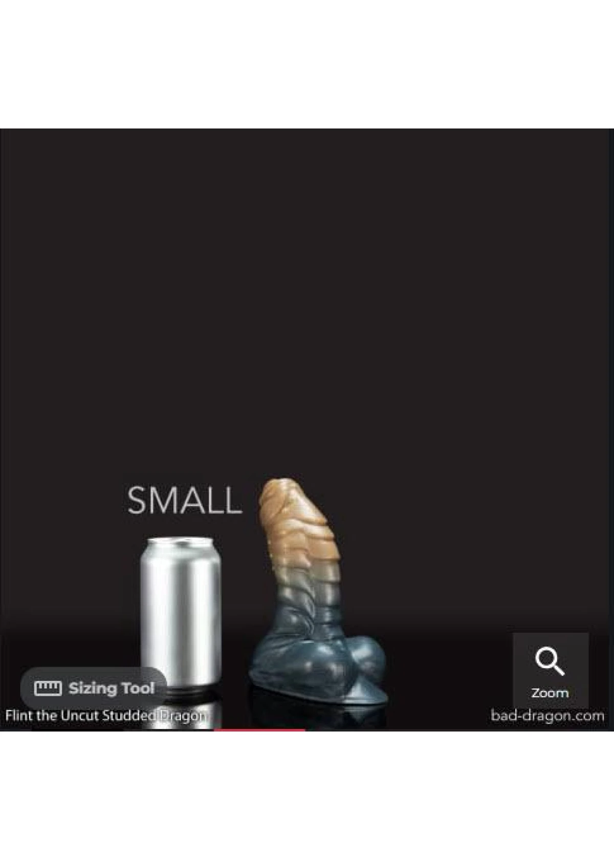 Flint® the Uncut Studded Dragon - Natural - Small